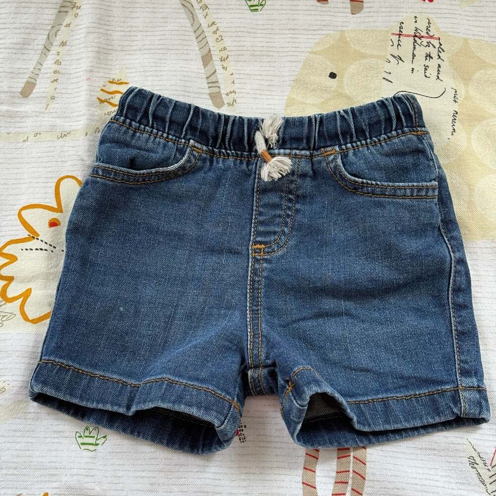 Jumping Beans Baby Boy Denim Pull-On Shorts, 18 Months